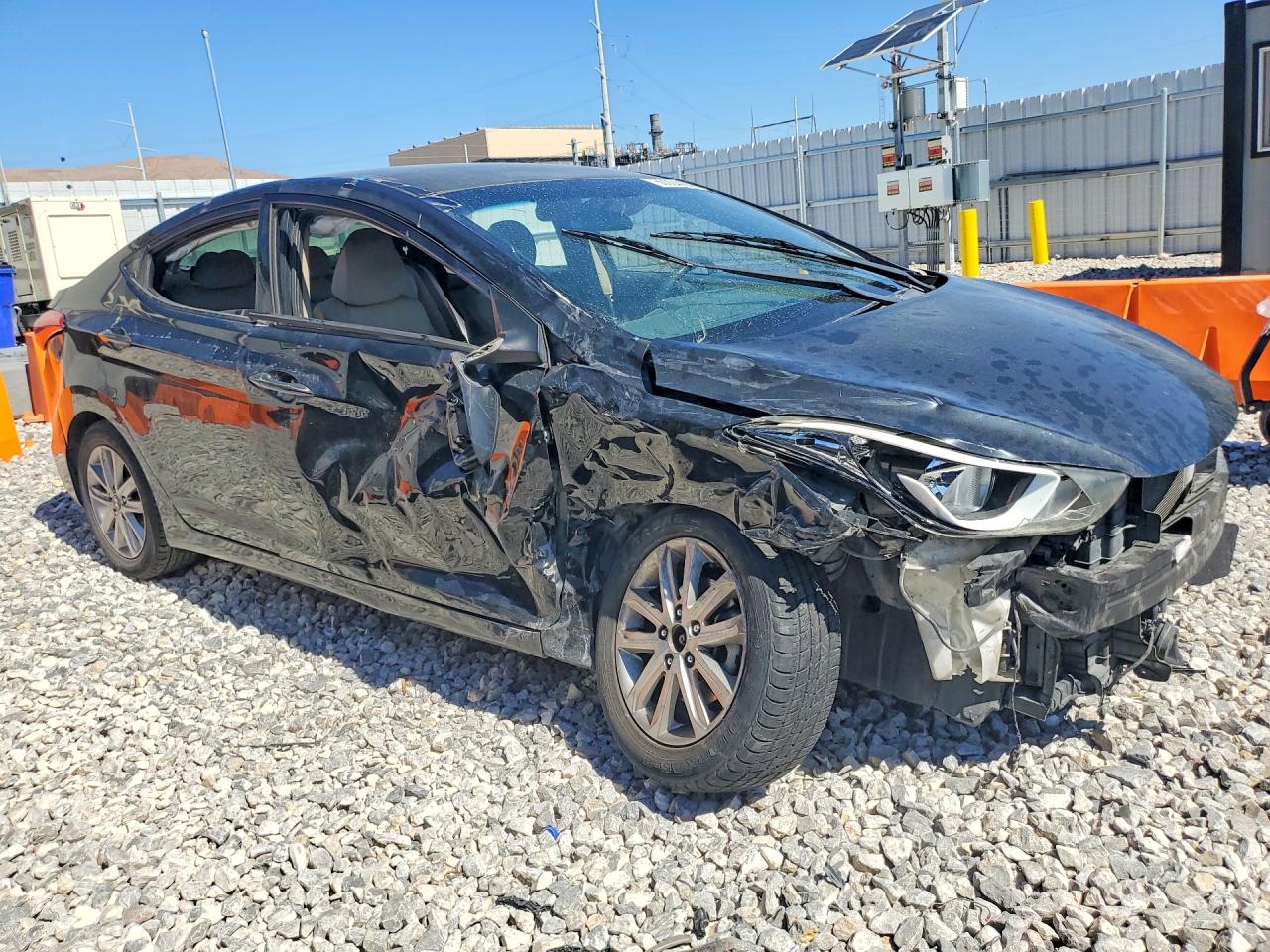 2014 Hyundai Elantra Se Black vin: 5NPDH4AE9EH497619