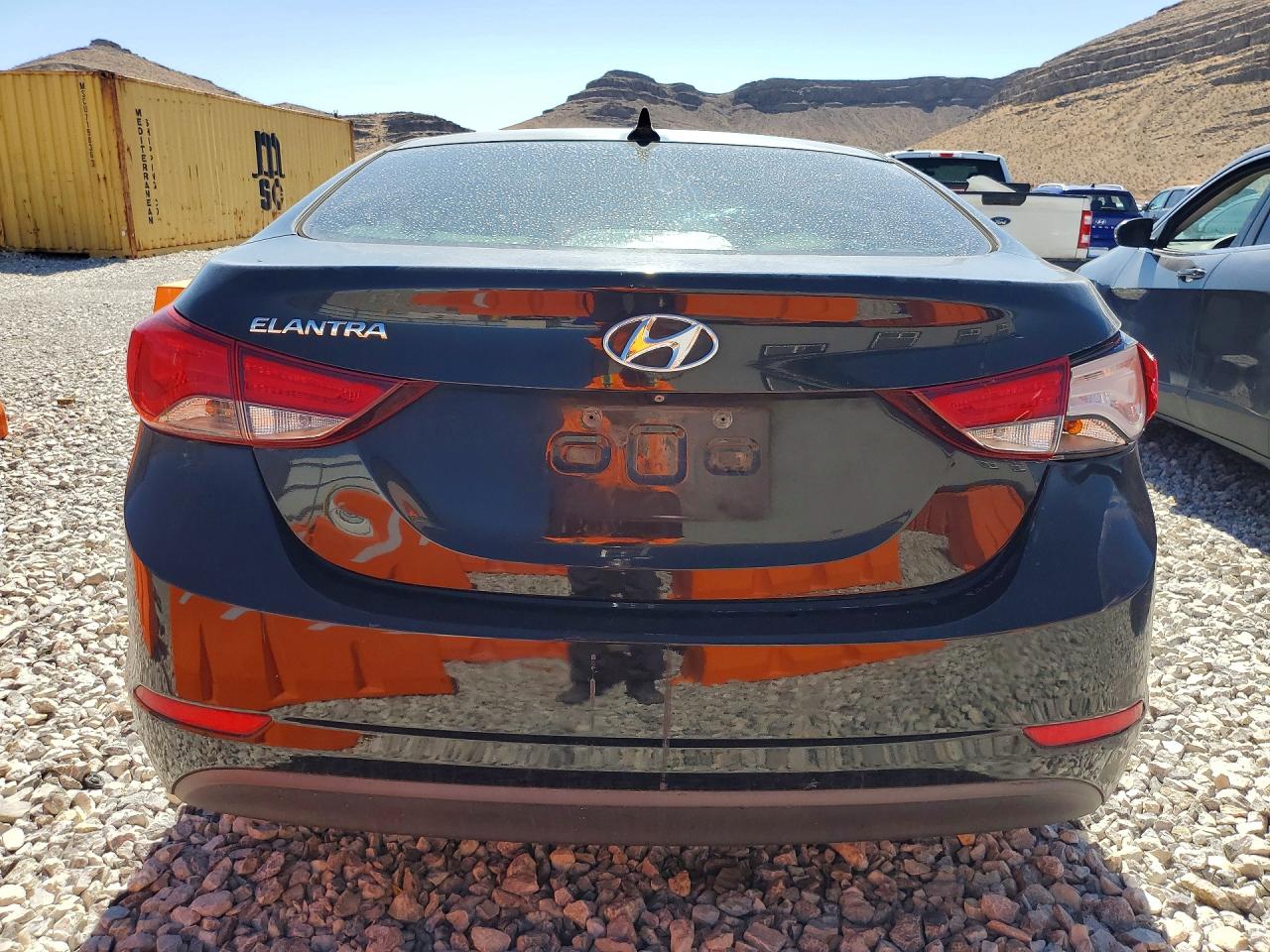 2014 Hyundai Elantra Se Black vin: 5NPDH4AE9EH497619
