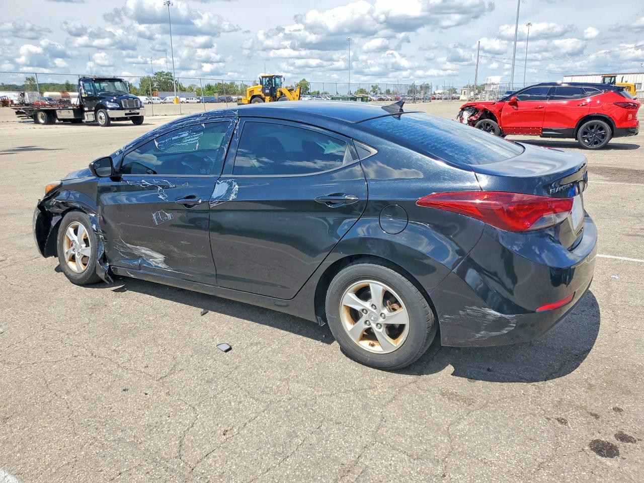 2014 Hyundai Elantra Se Black vin: 5NPDH4AE9EH499791
