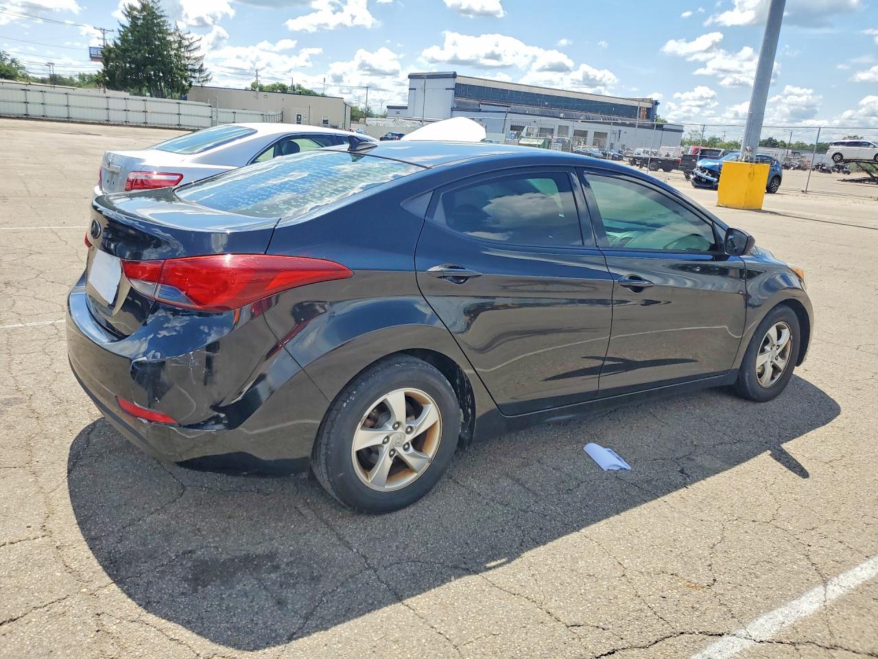 2014 Hyundai Elantra Se Black vin: 5NPDH4AE9EH499791
