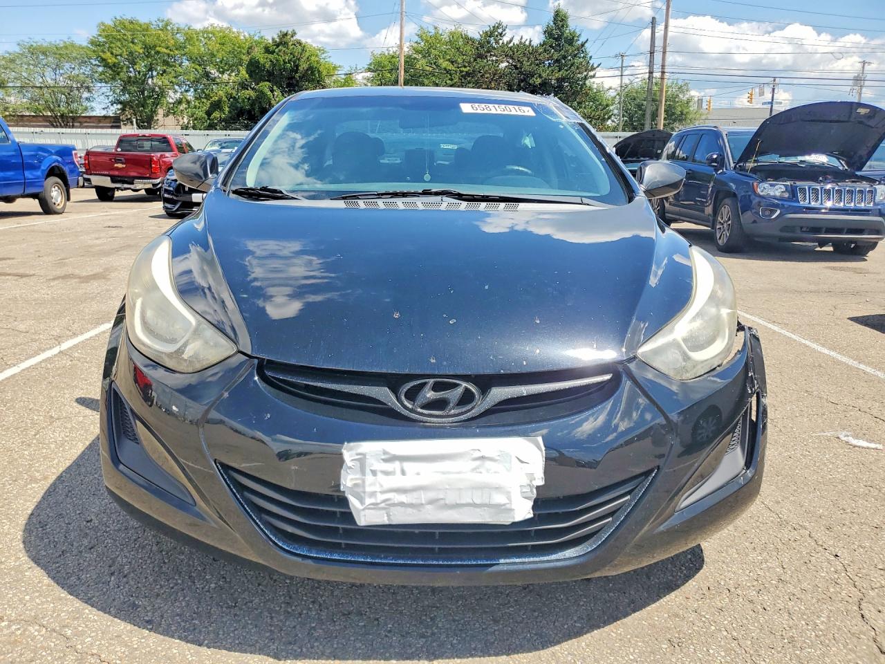 2014 Hyundai Elantra Se Black vin: 5NPDH4AE9EH499791