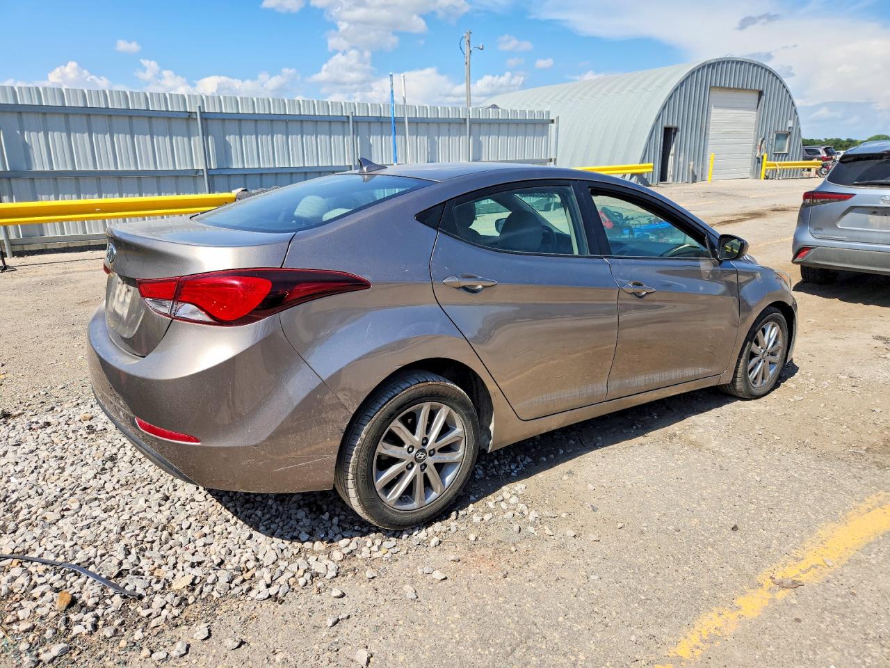 2014 Hyundai Elantra Se Silver vin: 5NPDH4AE9EH502625