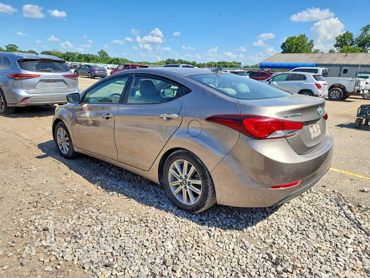 2014 Hyundai Elantra Se Silver vin: 5NPDH4AE9EH502625