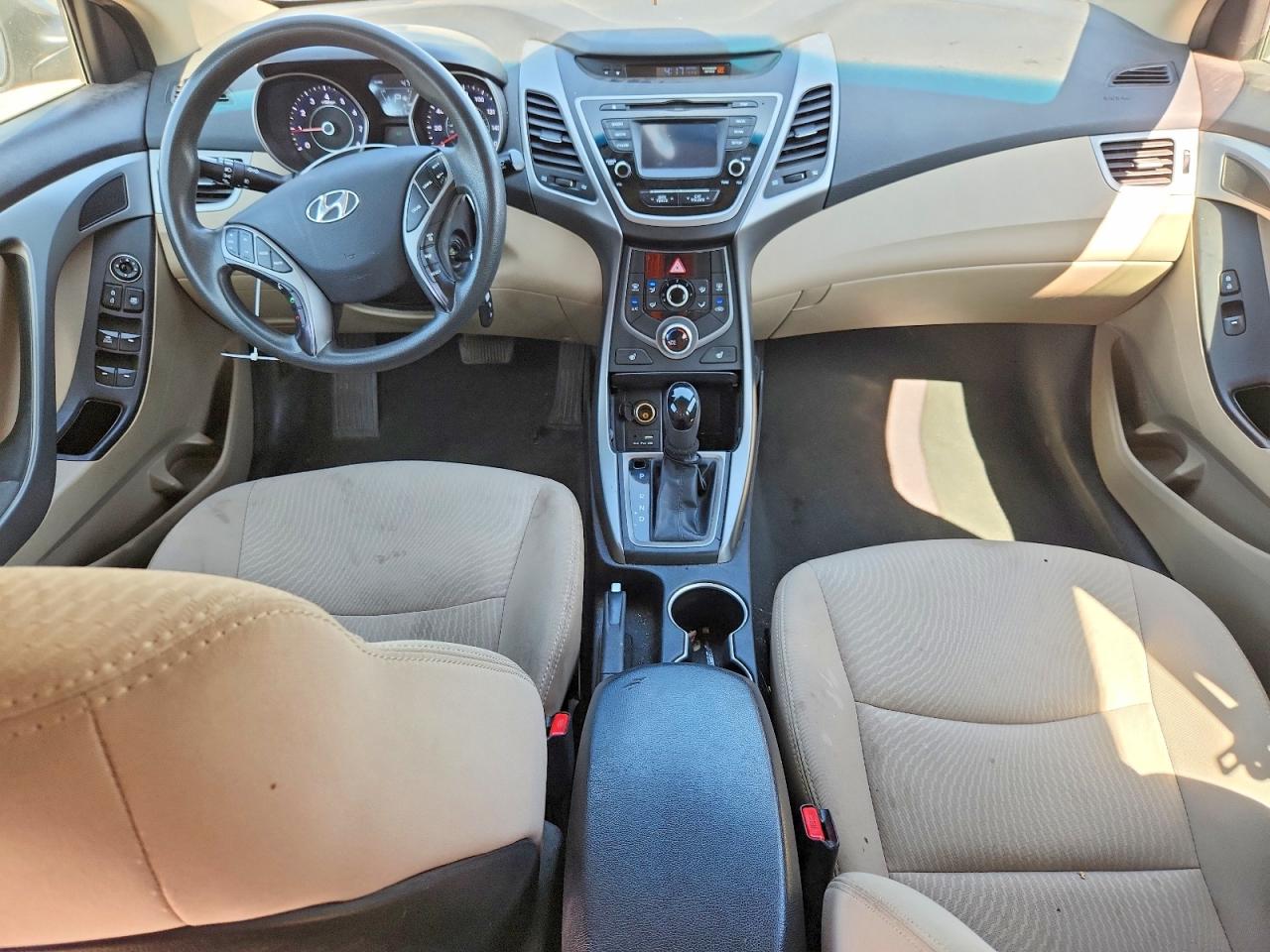 2014 Hyundai Elantra Se Silver vin: 5NPDH4AE9EH502625
