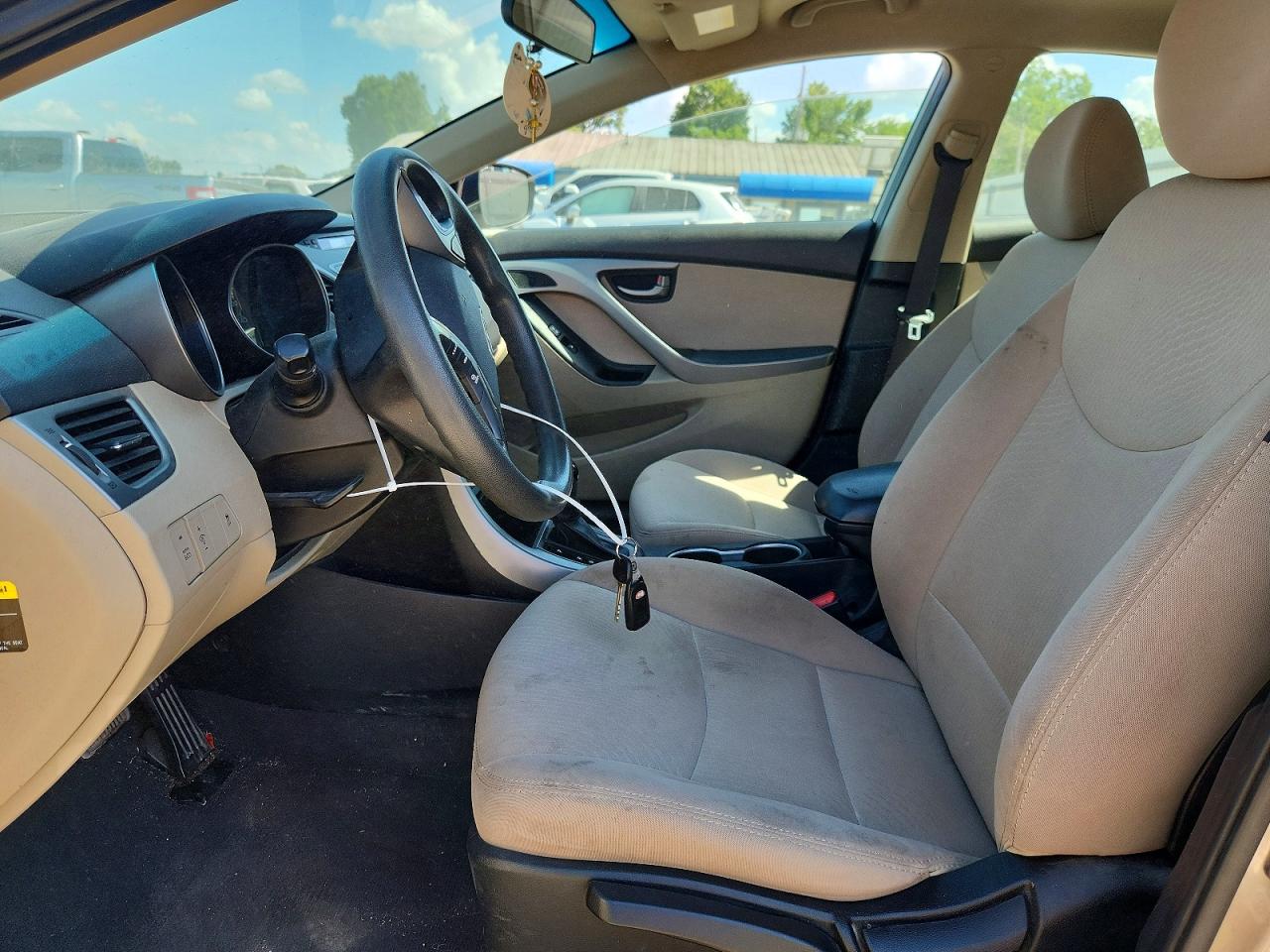 2014 Hyundai Elantra Se Silver vin: 5NPDH4AE9EH502625