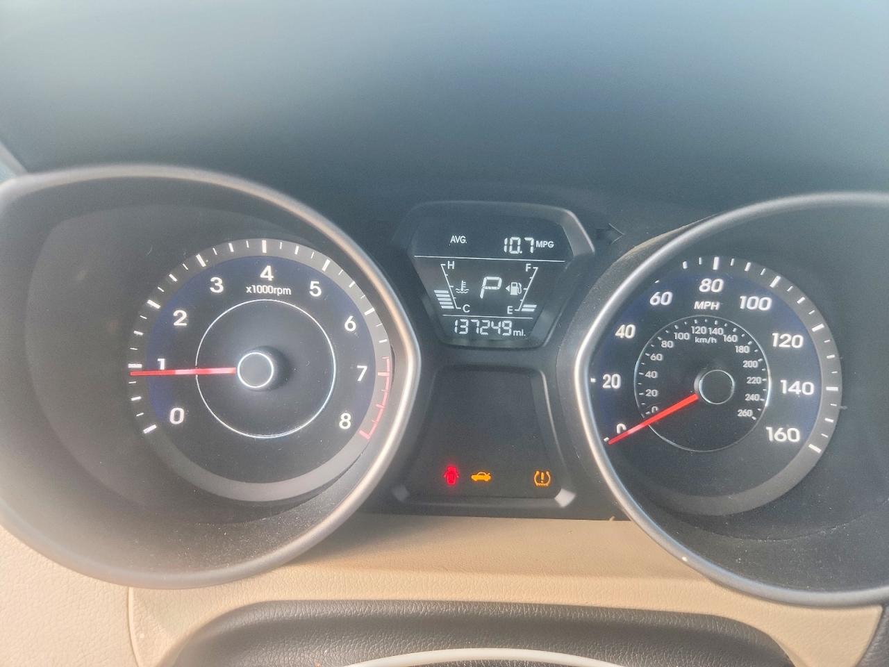 2014 Hyundai Elantra Se White vin: 5NPDH4AE9EH510594