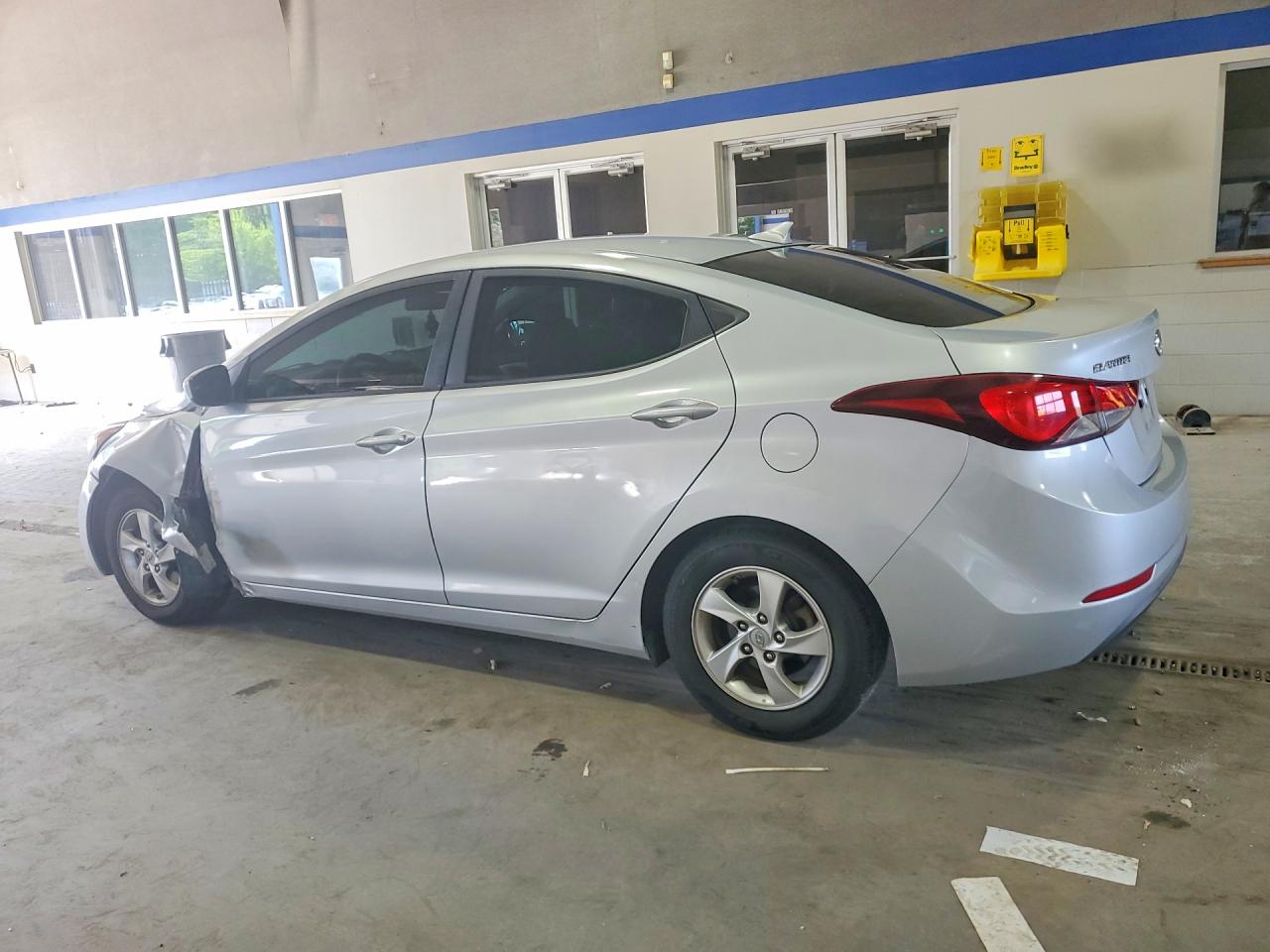 2014 Hyundai Elantra Se Silver vin: 5NPDH4AE9EH512376