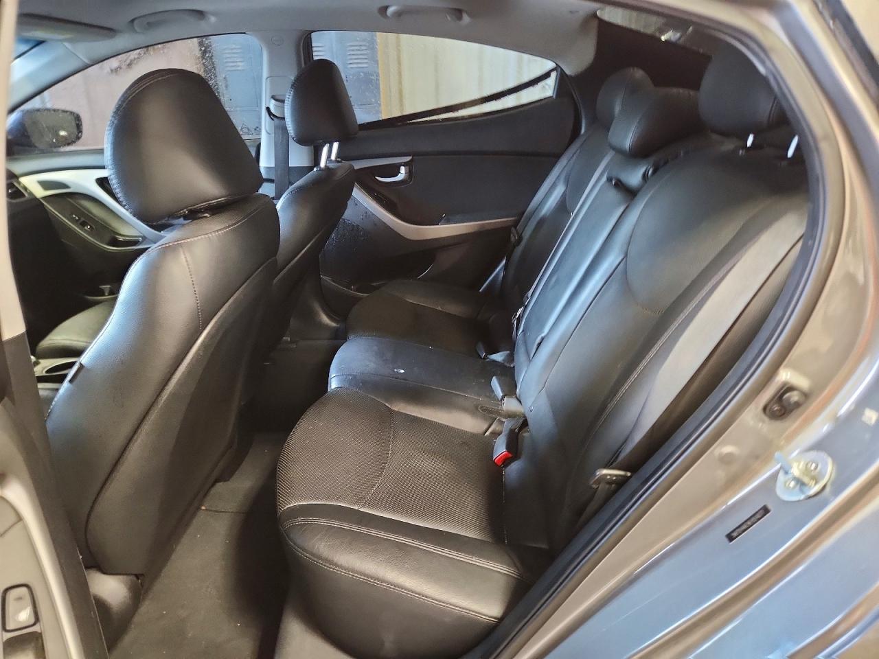 2014 Hyundai Elantra Limited Gray vin: 5NPDH4AE9EH514077