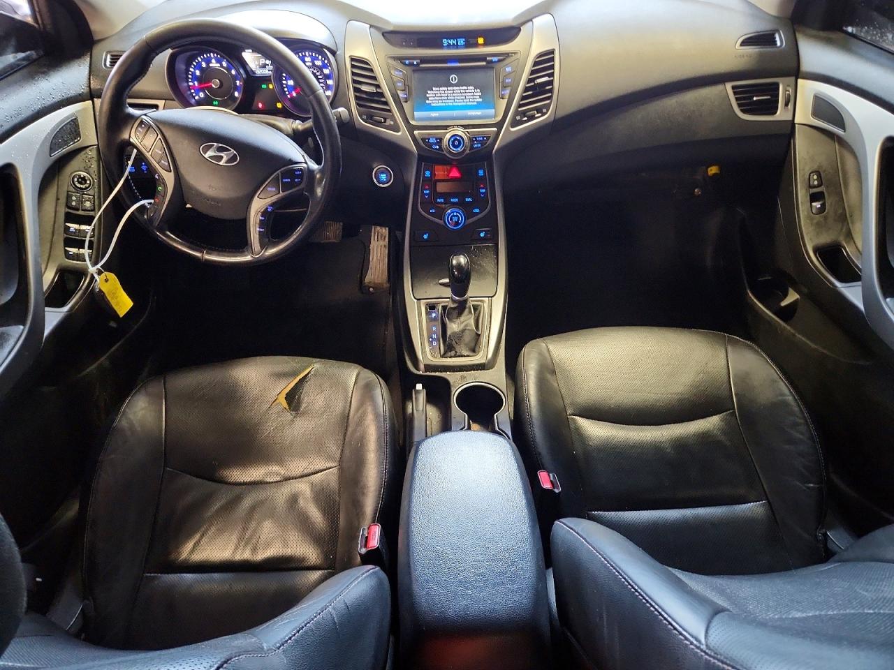 2014 Hyundai Elantra Limited Gray vin: 5NPDH4AE9EH514077