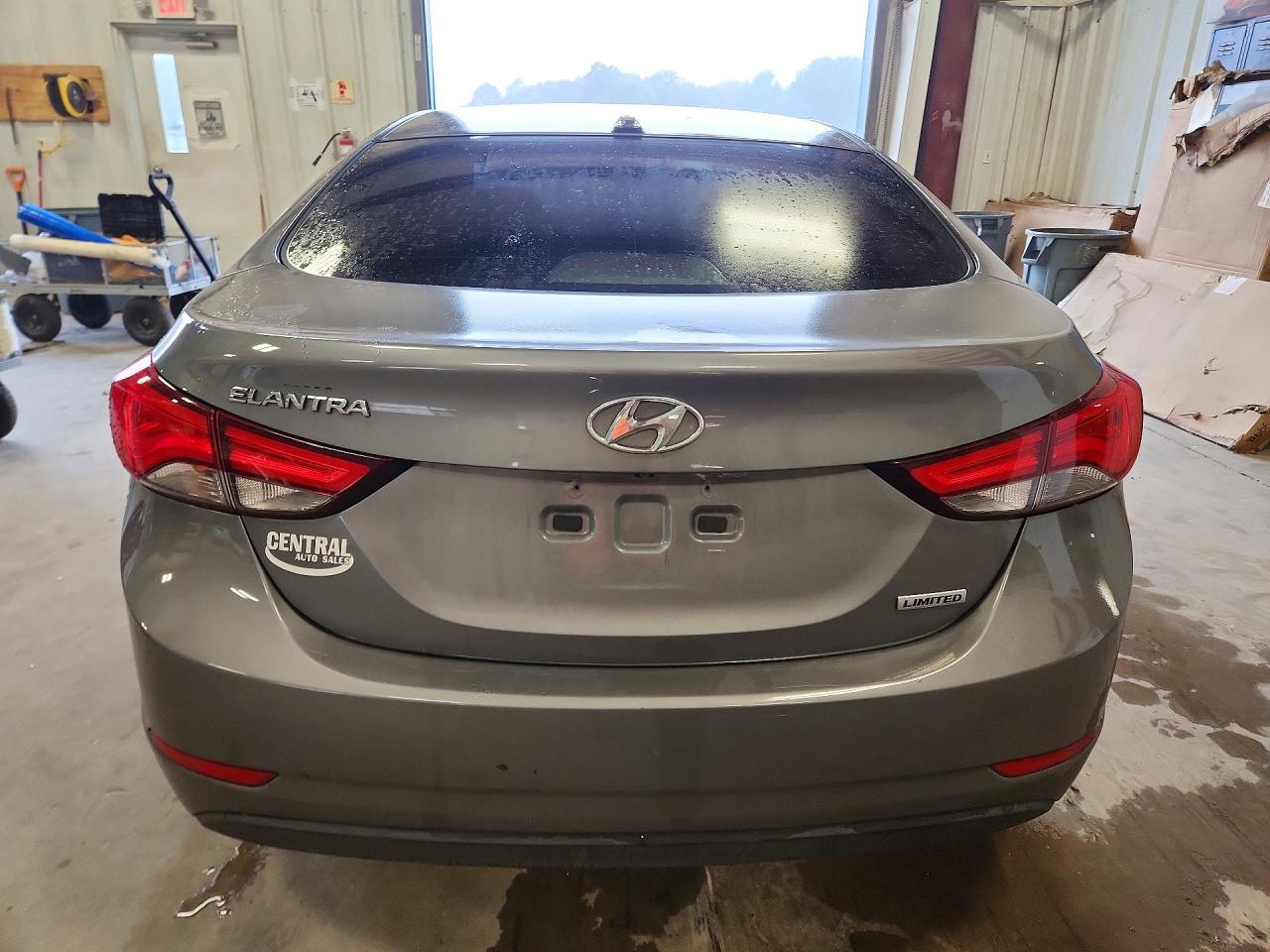 2014 Hyundai Elantra Limited Gray vin: 5NPDH4AE9EH514077