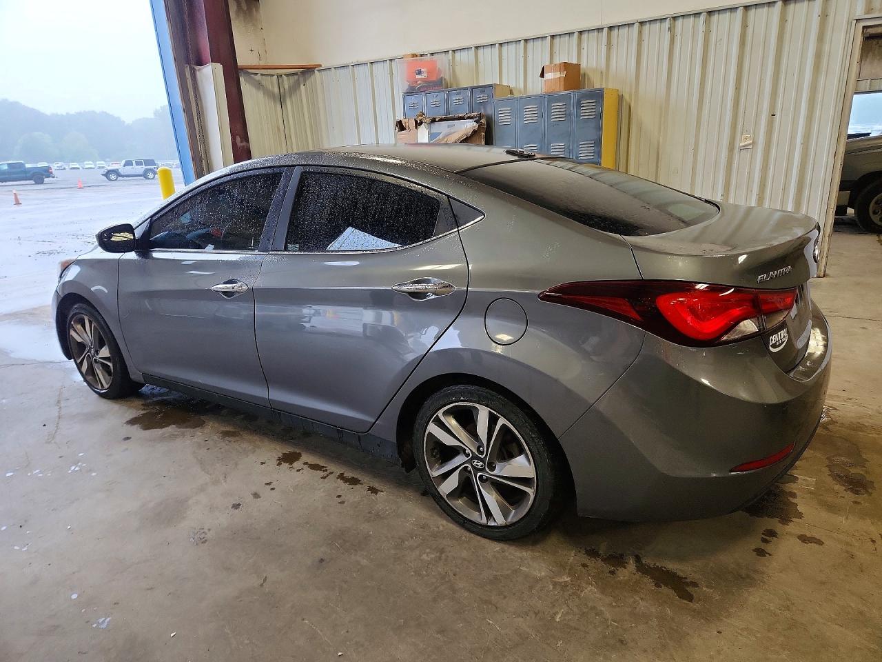 2014 Hyundai Elantra Limited Gray vin: 5NPDH4AE9EH514077