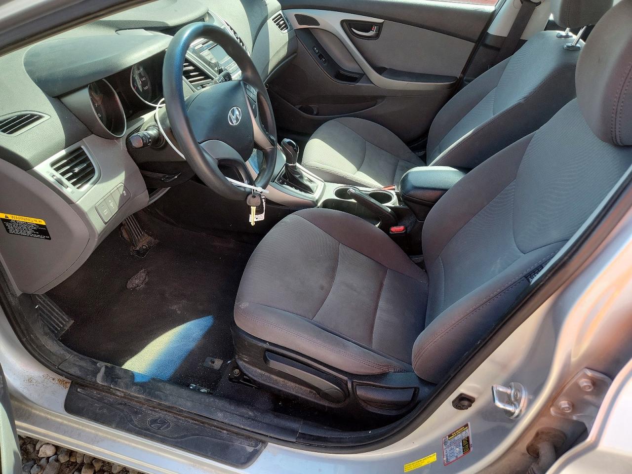 2014 Hyundai Elantra Se Silver vin: 5NPDH4AE9EH516783