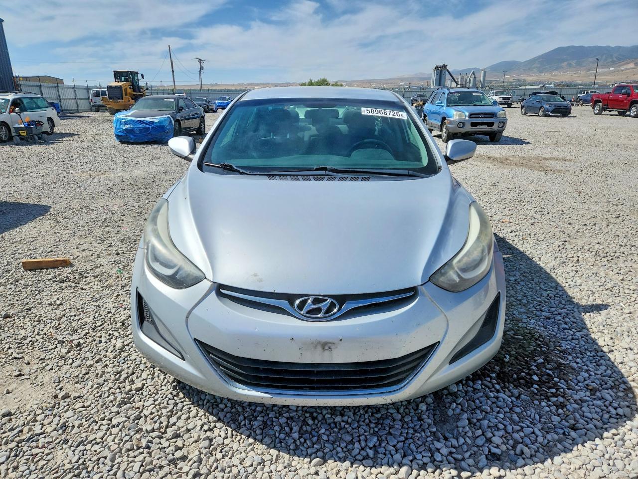 2014 Hyundai Elantra Se Silver vin: 5NPDH4AE9EH516783