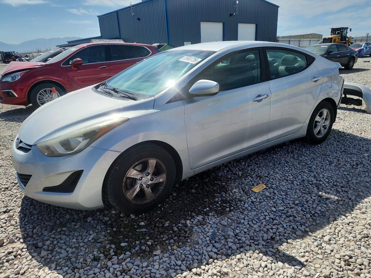 2014 Hyundai Elantra Se Silver vin: 5NPDH4AE9EH516783