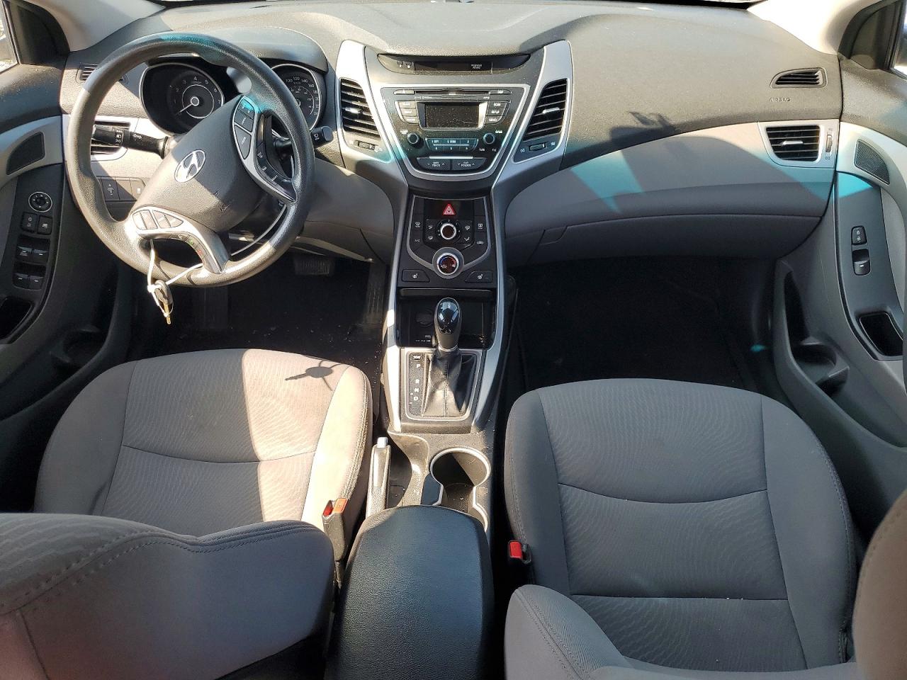 2014 Hyundai Elantra Se Brown vin: 5NPDH4AE9EH527721