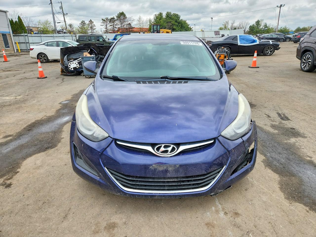 2014 Hyundai Elantra Se Blue vin: 5NPDH4AE9EH529758