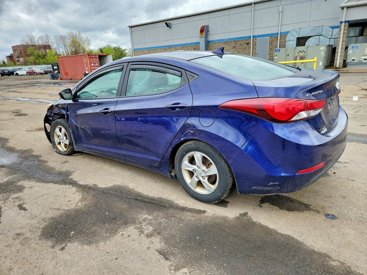 2014 Hyundai Elantra Se Blue vin: 5NPDH4AE9EH529758