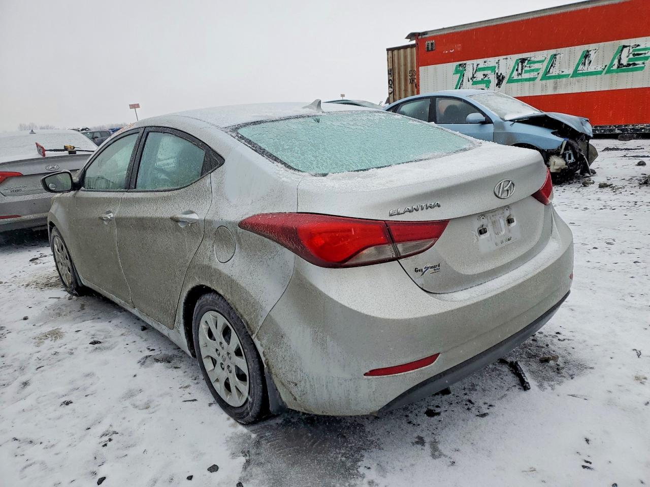 2014 Hyundai Elantra Se Silver vin: 5NPDH4AE9EH530246