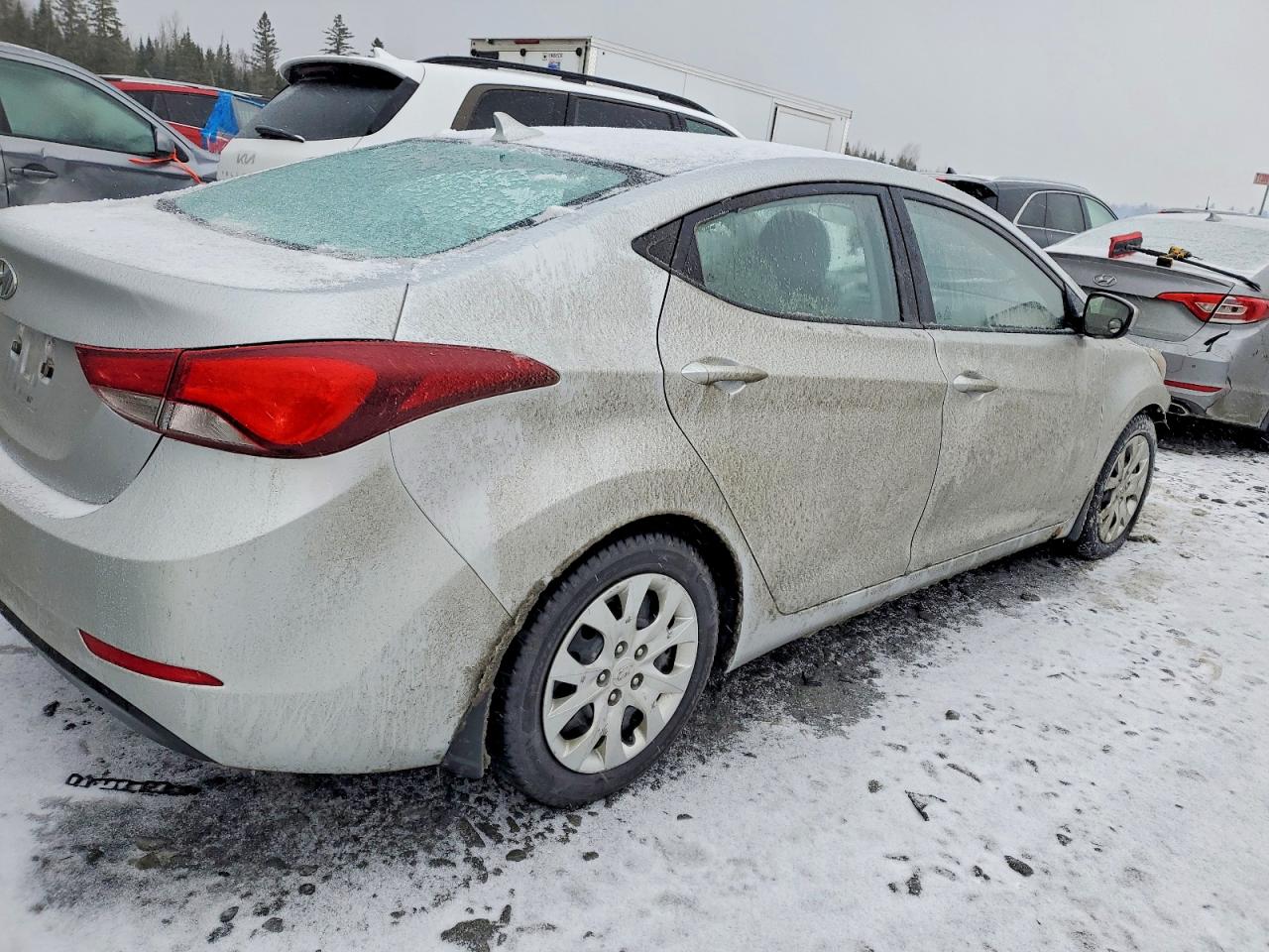 2014 Hyundai Elantra Se Silver vin: 5NPDH4AE9EH530246