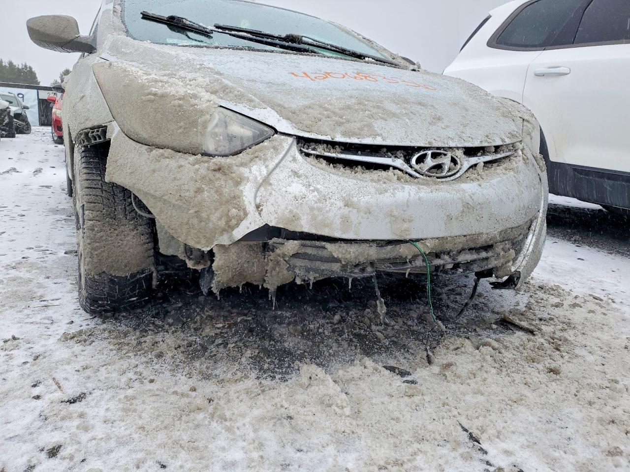 2014 Hyundai Elantra Se Silver vin: 5NPDH4AE9EH530246
