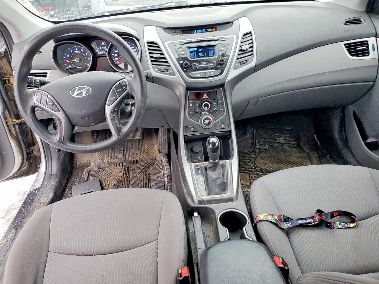 2014 Hyundai Elantra Se Silver vin: 5NPDH4AE9EH530246