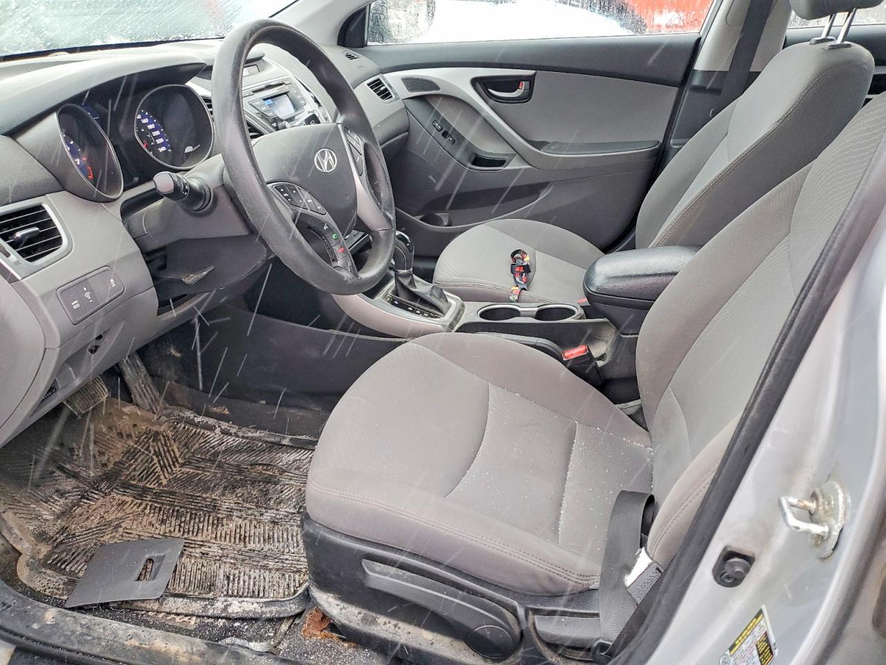 2014 Hyundai Elantra Se Silver vin: 5NPDH4AE9EH530246