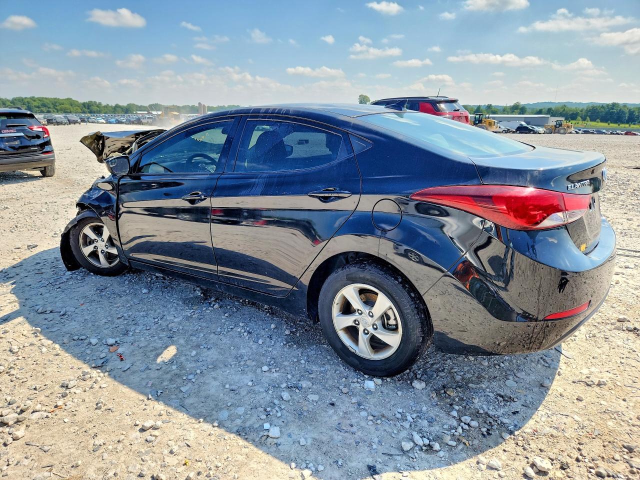 2014 Hyundai Elantra Se Black vin: 5NPDH4AE9EH534491