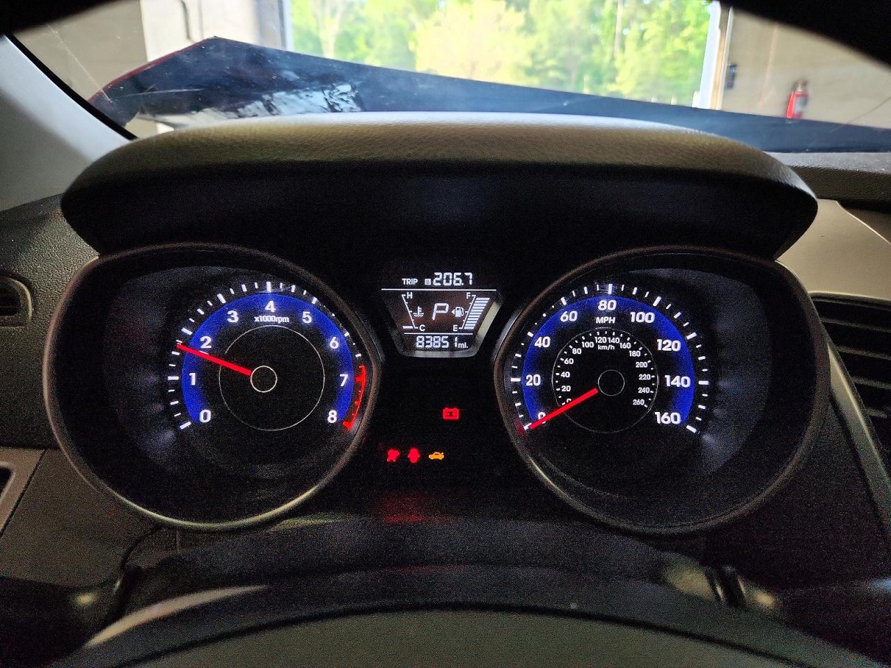 2014 Hyundai Elantra Se Red vin: 5NPDH4AE9EH535480