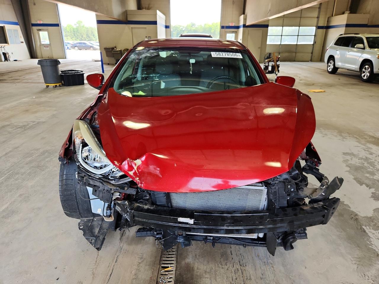 2014 Hyundai Elantra Se Red vin: 5NPDH4AE9EH535480