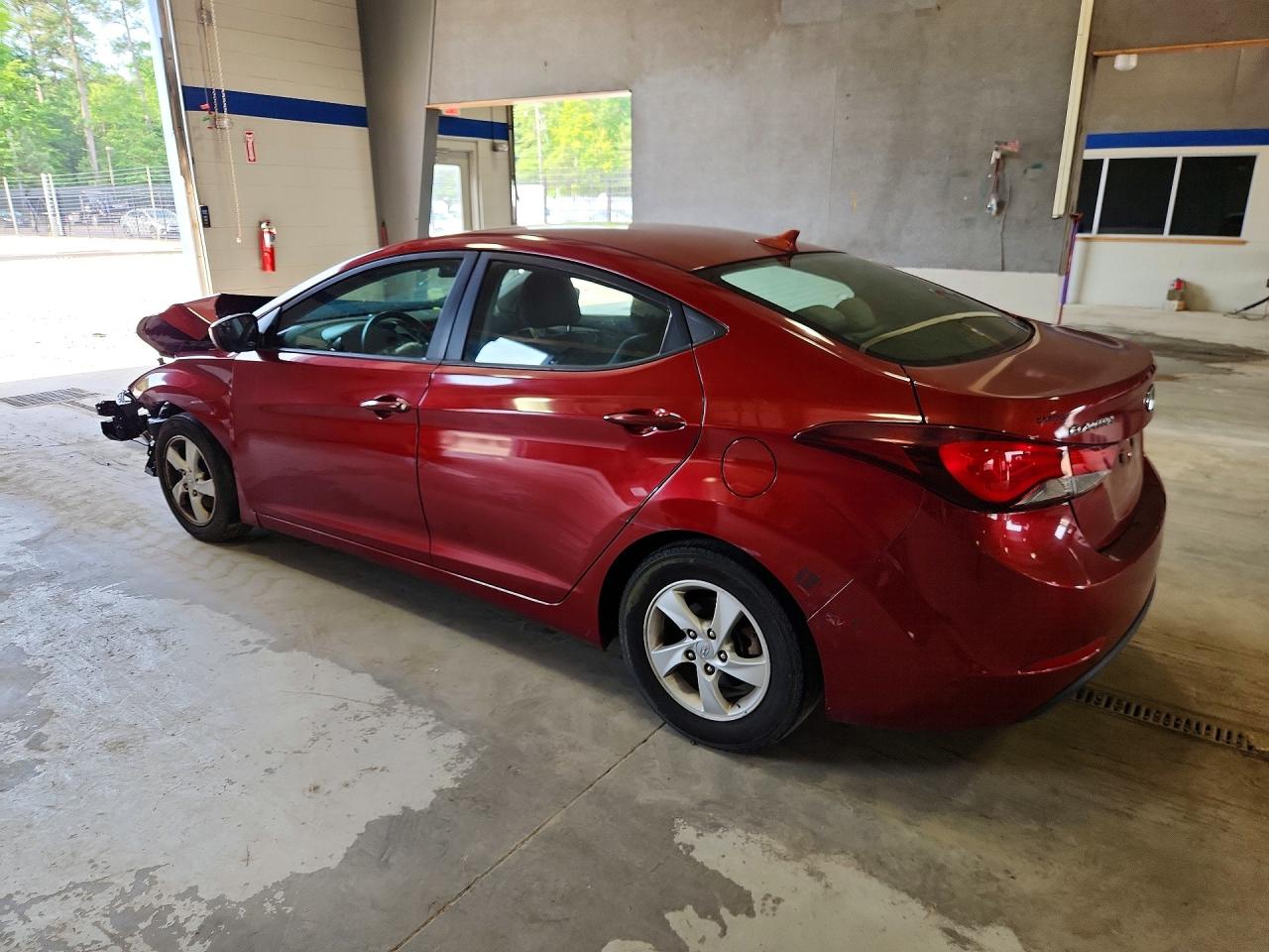 2014 Hyundai Elantra Se Red vin: 5NPDH4AE9EH535480