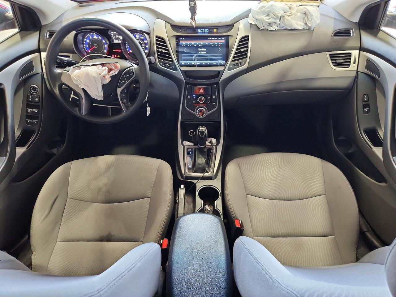 2014 Hyundai Elantra Se Red vin: 5NPDH4AE9EH535480