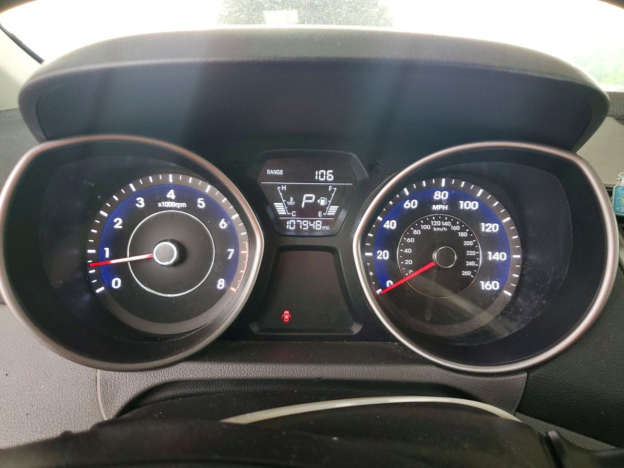 2014 Hyundai Elantra Se Red vin: 5NPDH4AE9EH537472