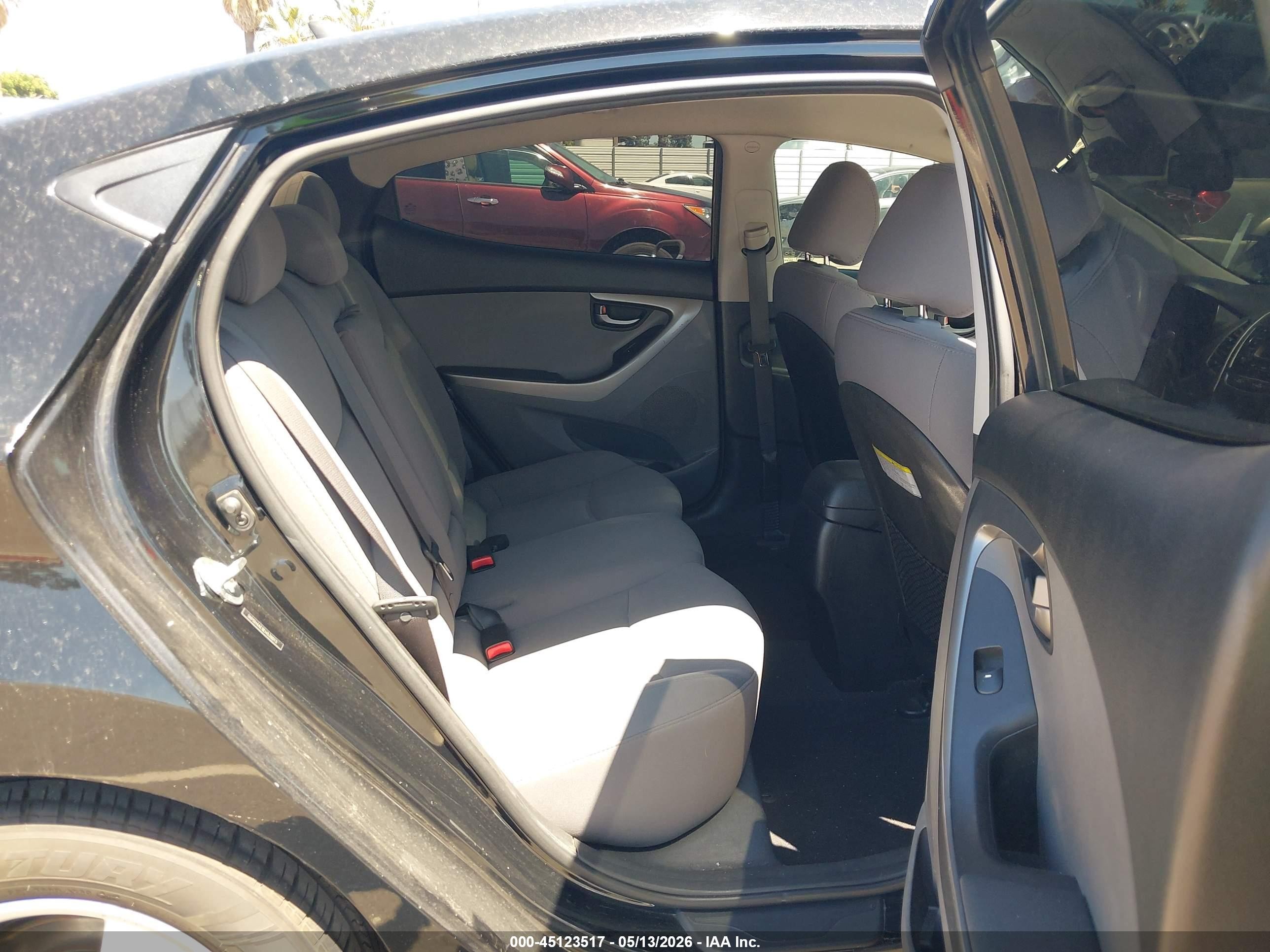 2014 Hyundai Elantra Se Black vin: 5NPDH4AE9EH539013