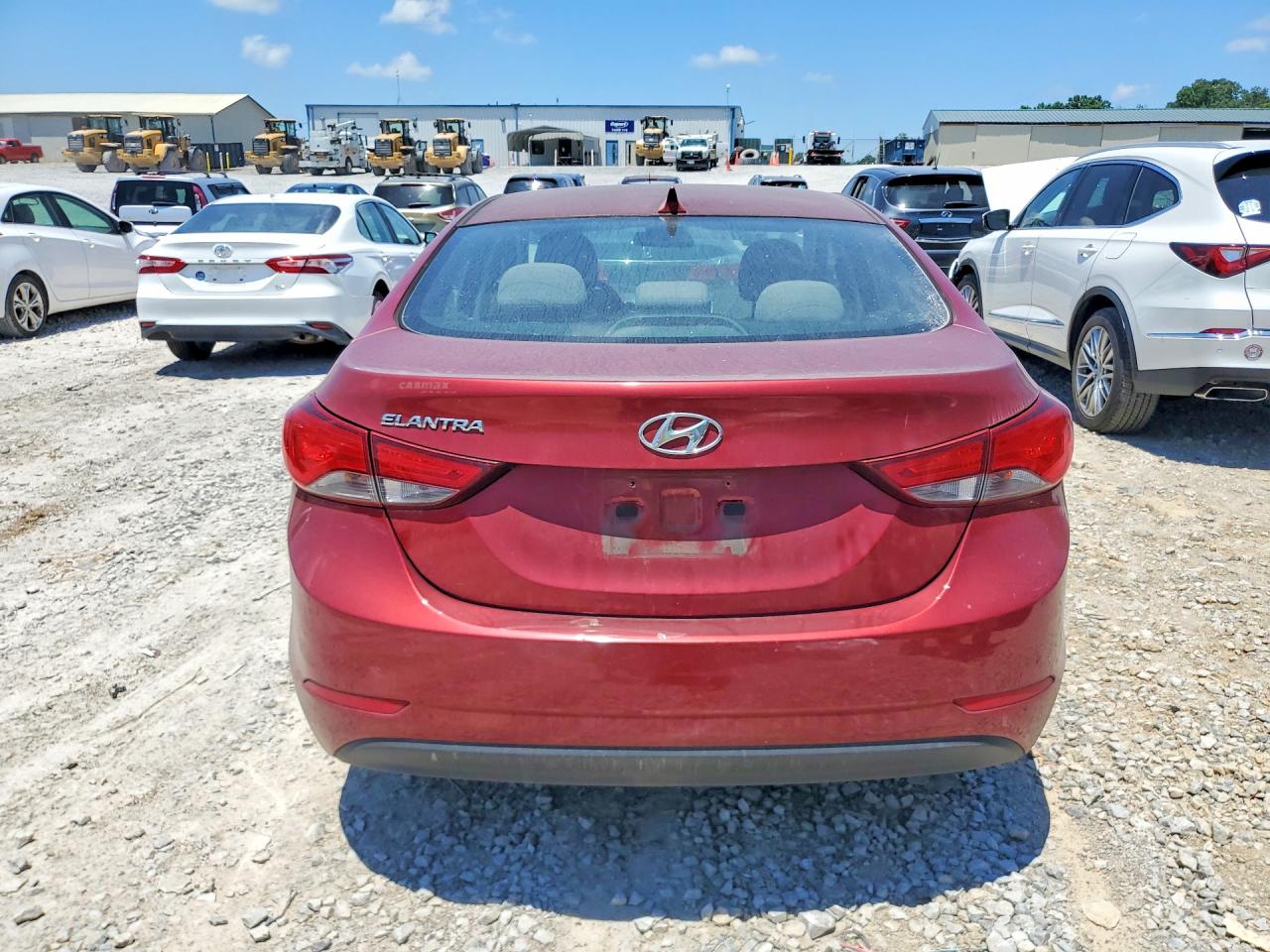 2014 Hyundai Elantra Se Красный vin: 5NPDH4AE9EH540033
