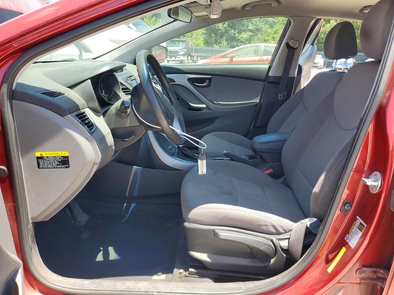 2014 Hyundai Elantra Se Красный vin: 5NPDH4AE9EH540033