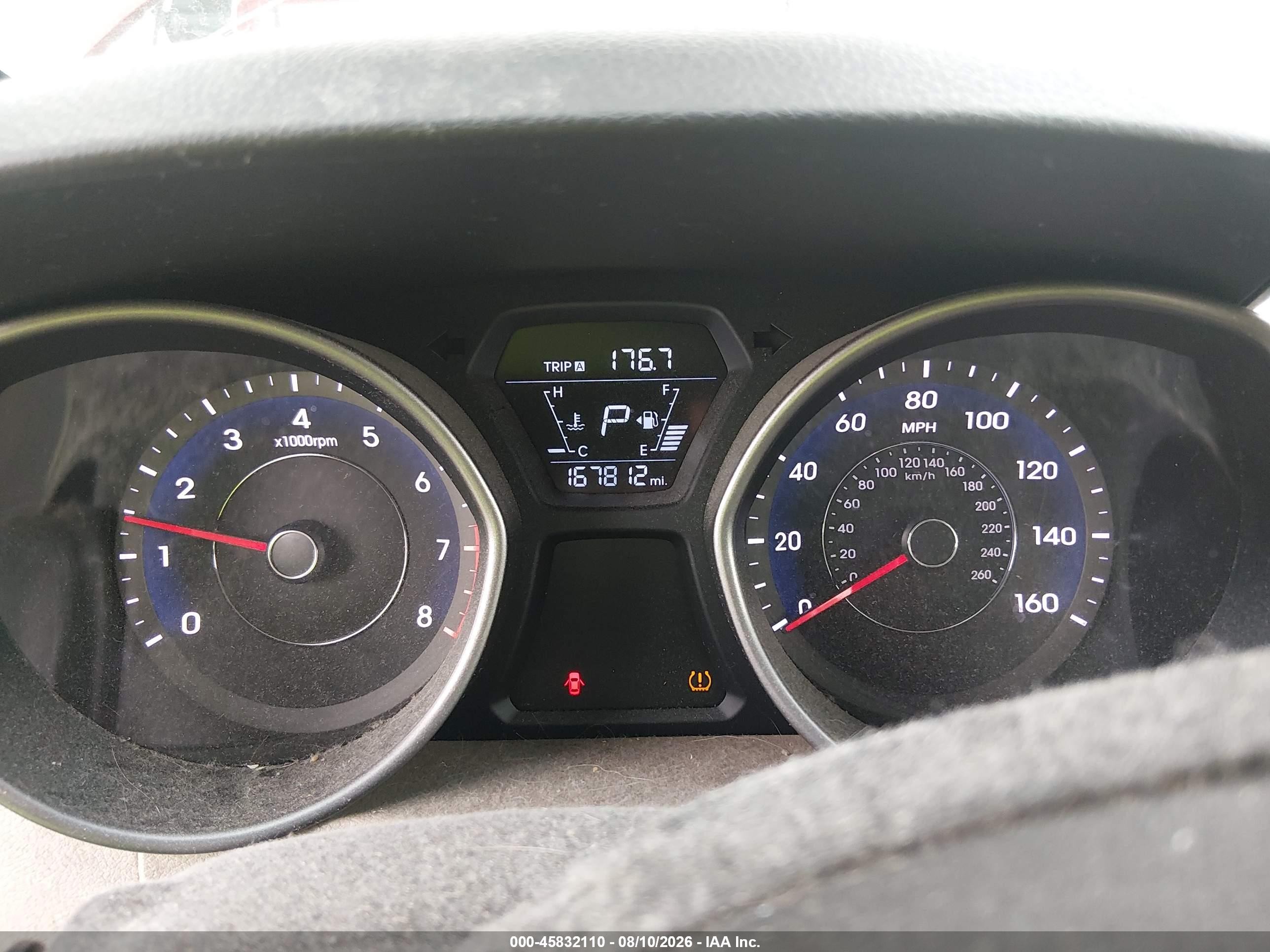 2014 Hyundai Elantra Se Red vin: 5NPDH4AE9EH543840