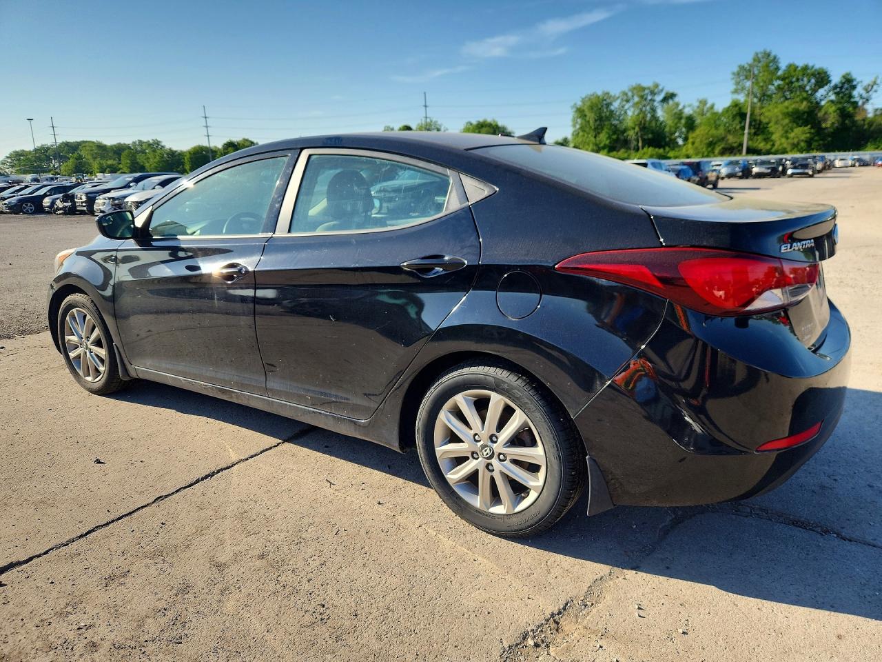 2014 Hyundai Elantra Se Черный vin: 5NPDH4AE9EH544860