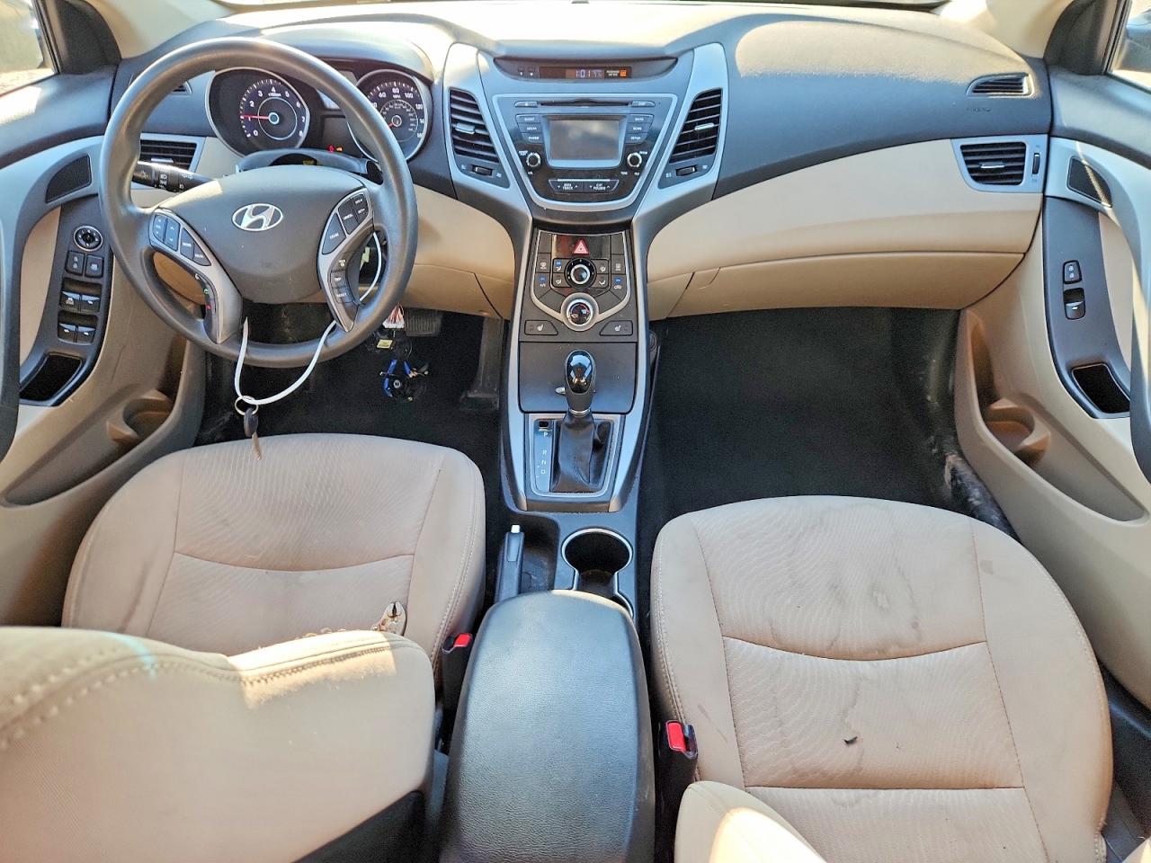 2014 Hyundai Elantra Se Черный vin: 5NPDH4AE9EH544860