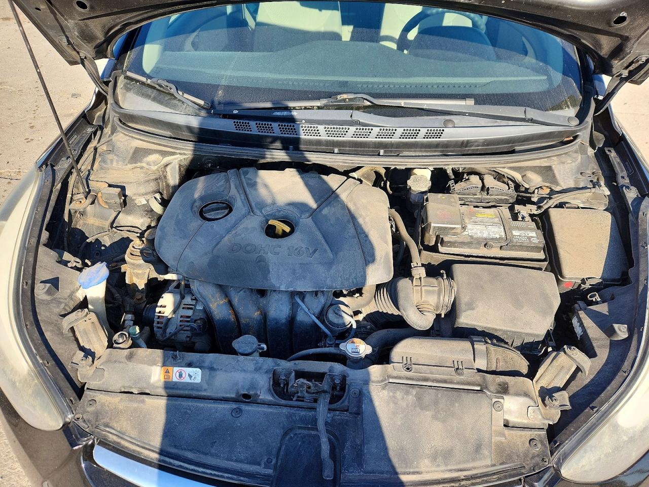 2014 Hyundai Elantra Se Черный vin: 5NPDH4AE9EH544860