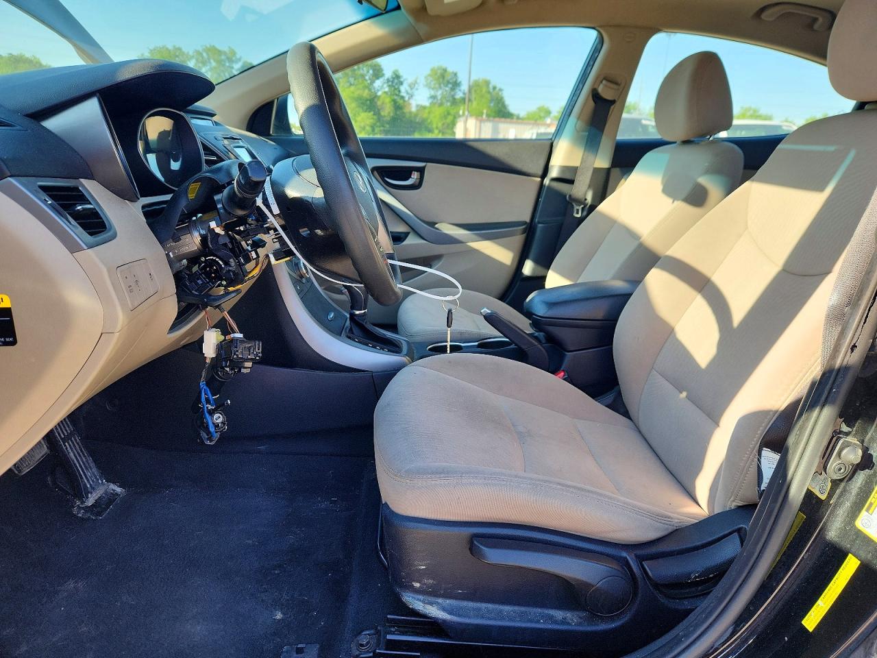 2014 Hyundai Elantra Se Черный vin: 5NPDH4AE9EH544860