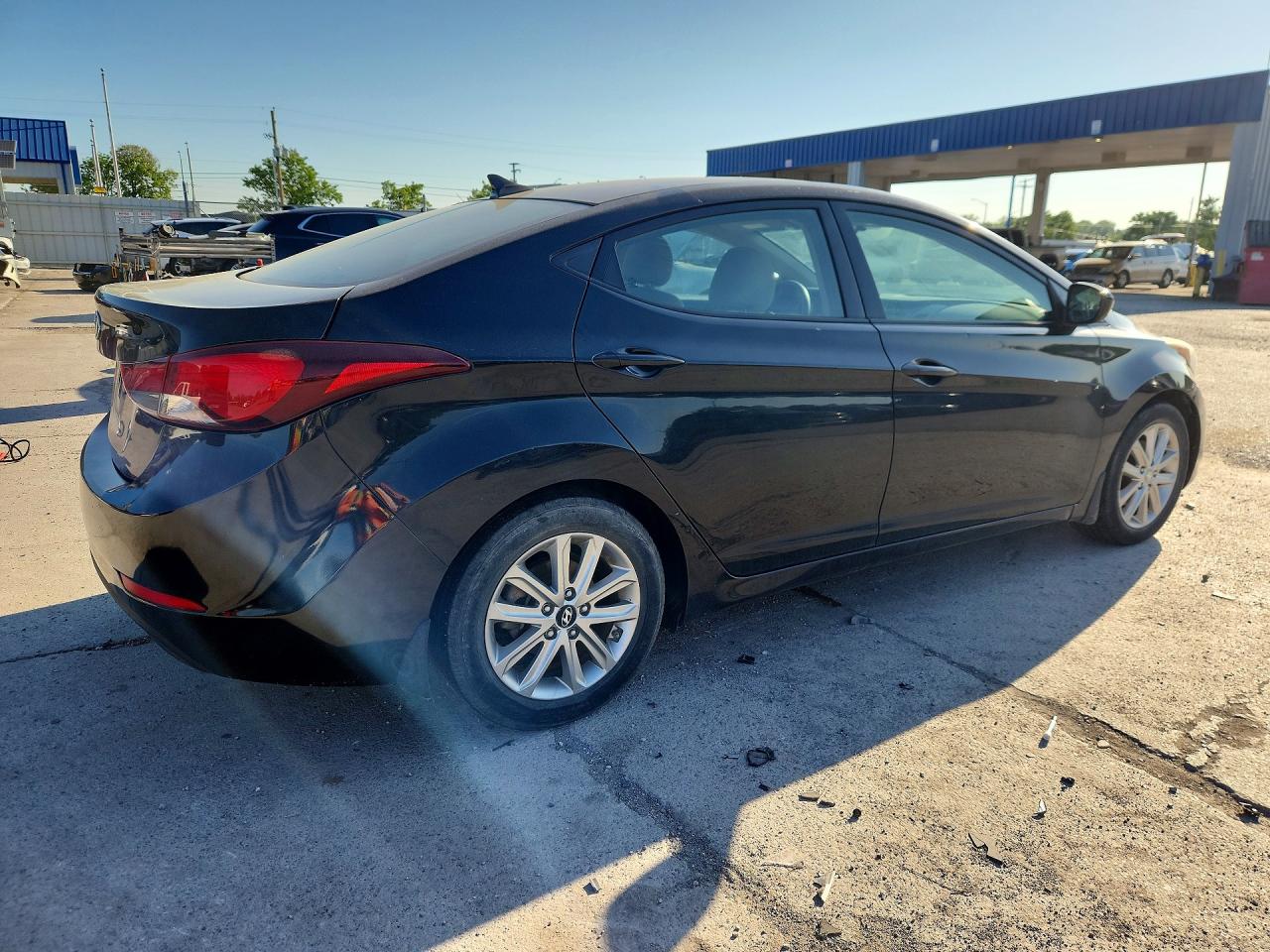2014 Hyundai Elantra Se Черный vin: 5NPDH4AE9EH544860