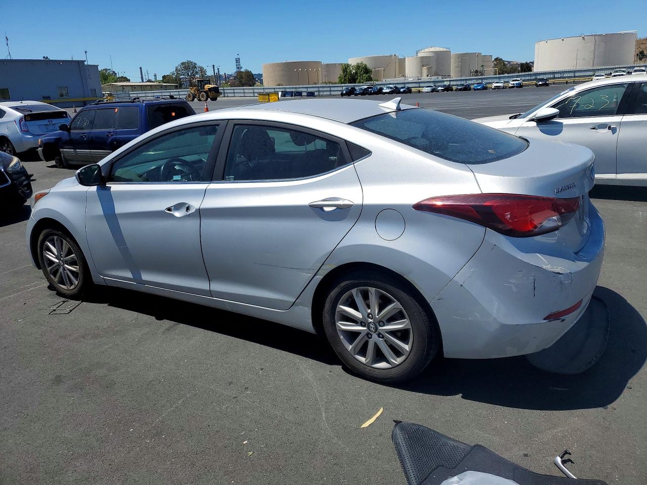 2015 Hyundai Elantra Se Silver vin: 5NPDH4AE9FH547694
