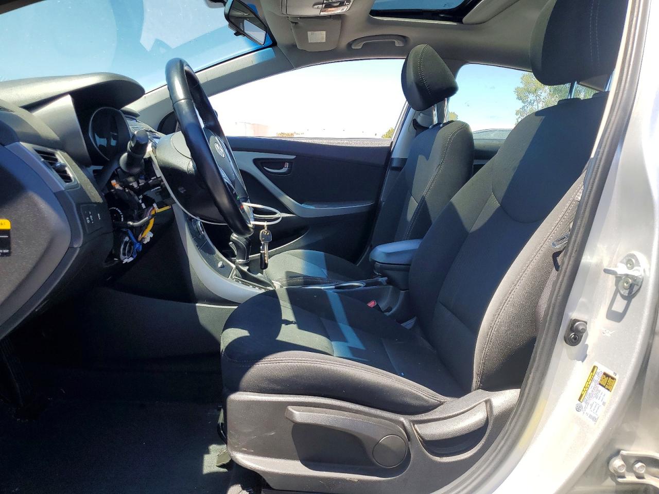 2015 Hyundai Elantra Se Silver vin: 5NPDH4AE9FH547694