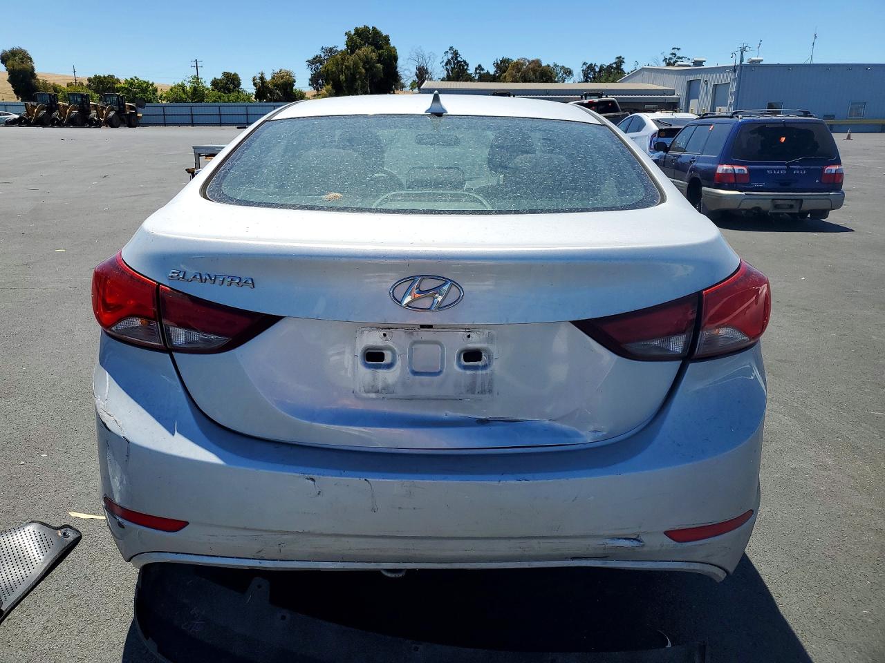 2015 Hyundai Elantra Se Silver vin: 5NPDH4AE9FH547694