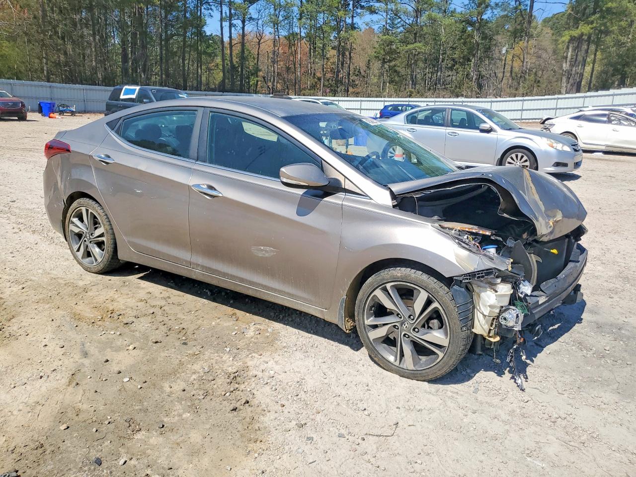 2015 Hyundai Elantra Limited Silver vin: 5NPDH4AE9FH549252