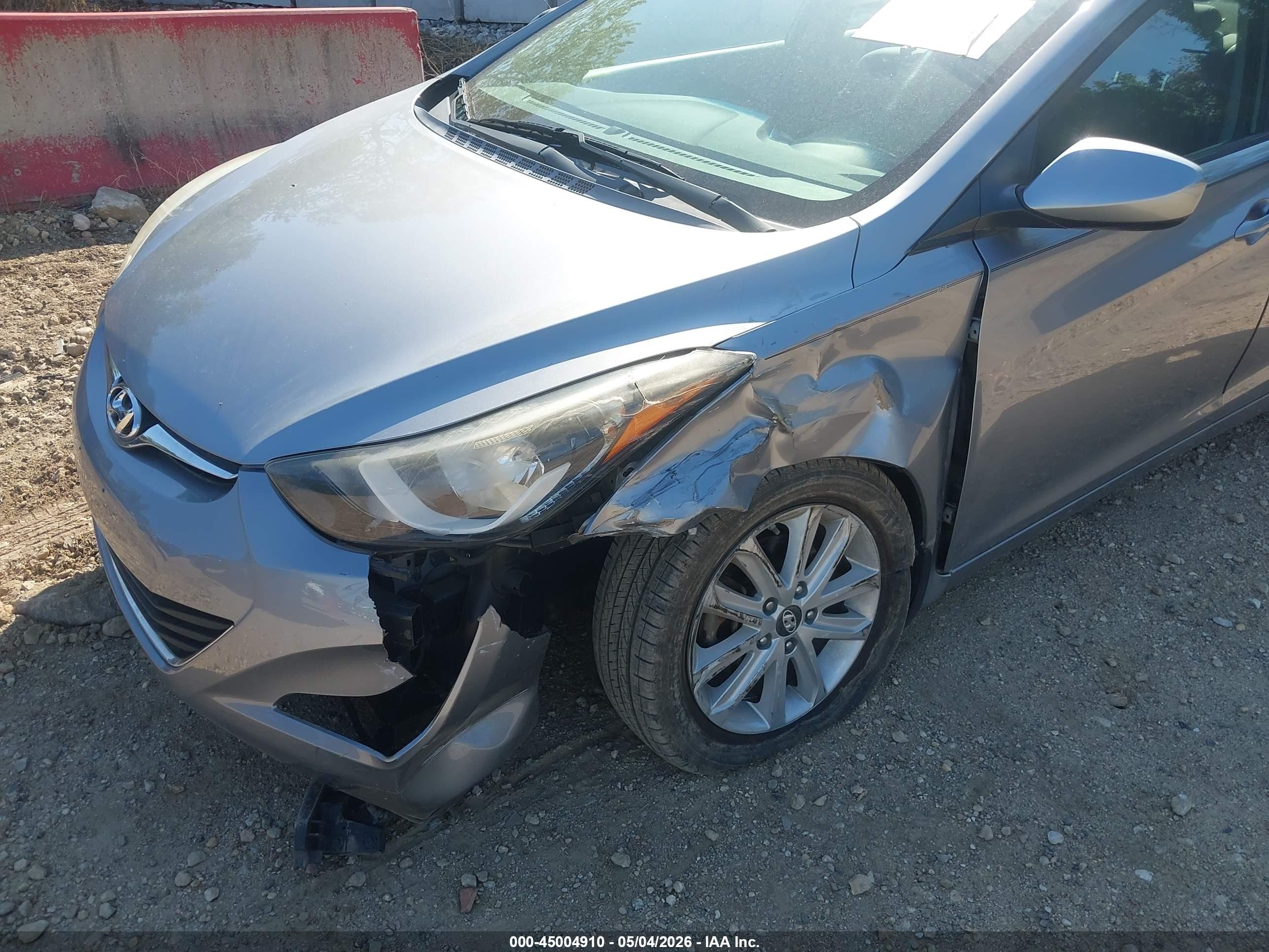 2015 Hyundai Elantra Se/sport/limited Silver vin: 5NPDH4AE9FH557920