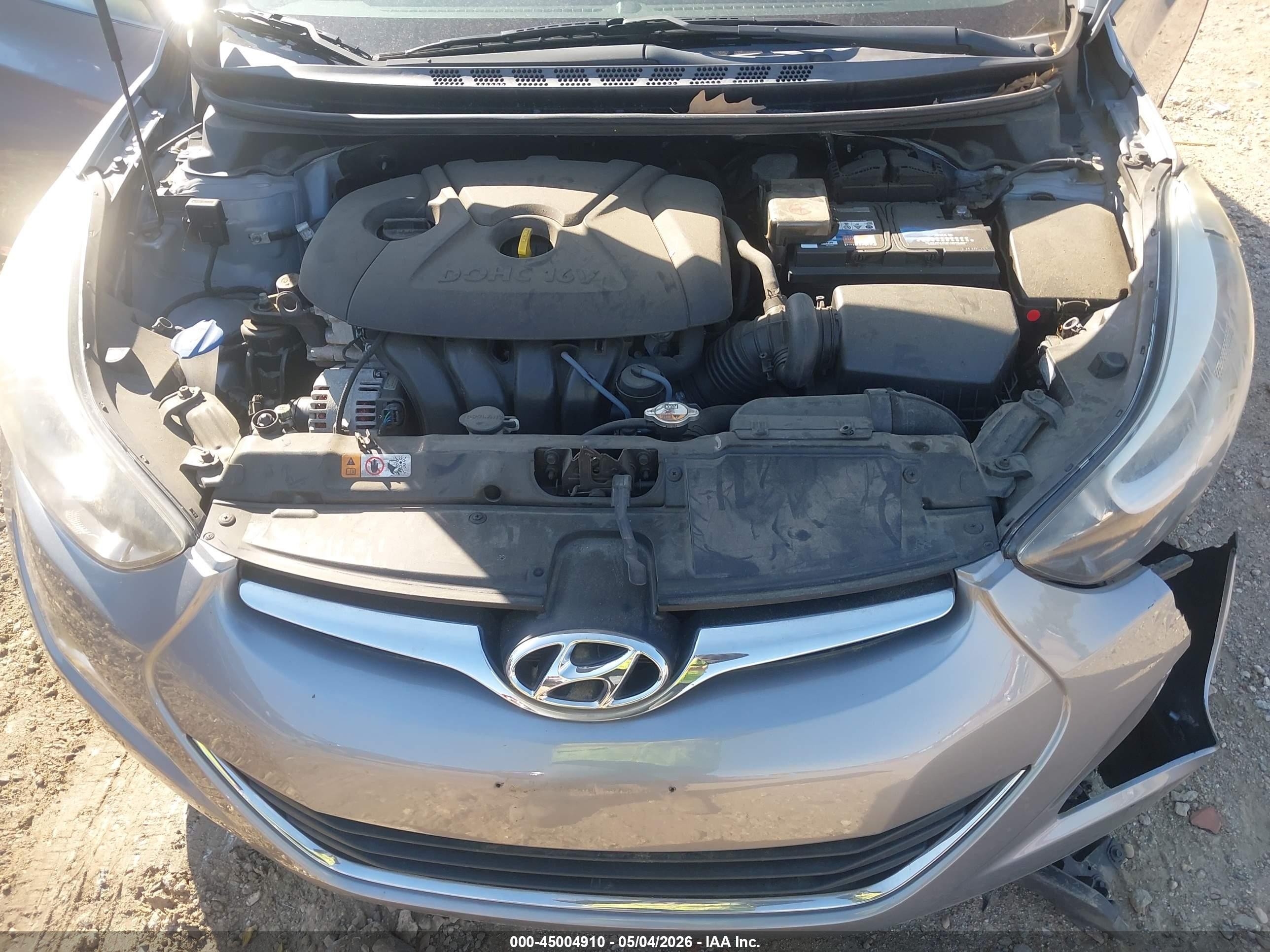 2015 Hyundai Elantra Se/sport/limited Silver vin: 5NPDH4AE9FH557920