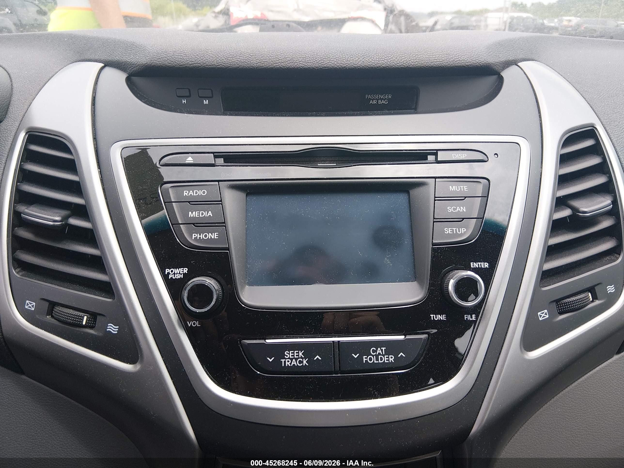2015 Hyundai Elantra Se White vin: 5NPDH4AE9FH560543