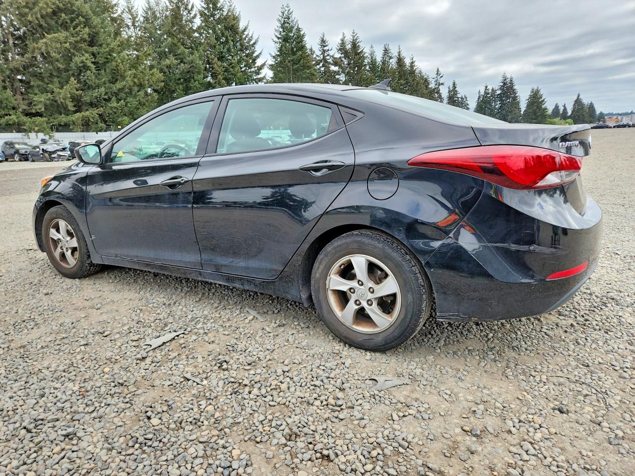 2015 Hyundai Elantra Se Black vin: 5NPDH4AE9FH562437