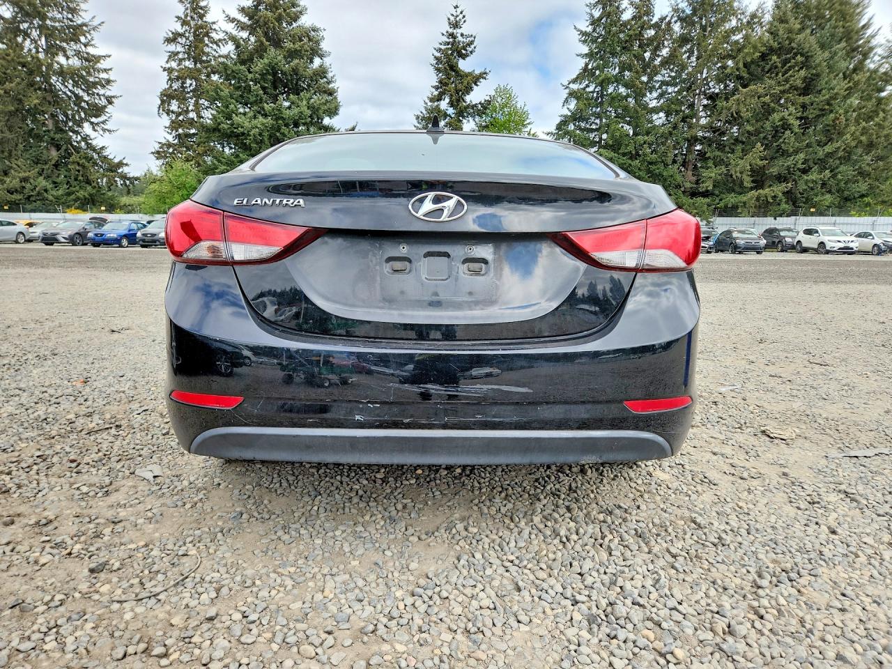 2015 Hyundai Elantra Se Black vin: 5NPDH4AE9FH562437